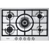 De'Longhi NSL 575 X piano cottura Acciaio inossidabile Da incasso 75 cm Gas 5 Fo