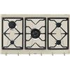 Smeg Piano cottura gas 5 zone COLONIALE SRV896AVOGH2 Avena (90cm)
