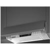 SMEG Cappa incasso (59,8cm) semi integrata estraibile UNIVERSALE Silver KSEIR62SE2