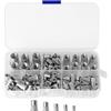 Does not apply 115 Pz Dadi Rivetto Filettati M3 M8 in Acciaio Inox per Legno e Metallo Dadi a