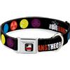 The Big Bang Theory Dog Collar BBTA-THE BIG BANG THEORY Black/White/Red THE BIG BANG THEORY DNA/Atom