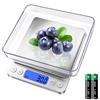Bilancia digitale 3000g-0.1g da cucina con la precisione e con le batterie AAA