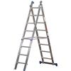 Marchetti Scala in alluminio Professionale 2 elementi 8 Gradini MARCHETTI Azzurra 4,10 mt