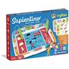 Clementoni Sapientino - Inglese, Gioco Educativo Bambini 3-6 Anni, Banchetto Elettronico con Penne Spinotti e 16 Schede con 32 attività, Made in Italy, Lingua Italiana, 16940