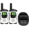 ALECTO SET 2 WALKIE TALKIE PORTATA 7 KM BIANCO/NERO MOD. FR-175 EAN 871241258324