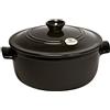Emile Henry EH794553 Cocotte Tonda, Carbone