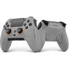 SCUF OMEGA controller wireless ad alte prestazioni per PS5 - Grigio Chiaro | con licenza ufficiale, 11 input personalizzabili, grilletti istantanei, thumbstick TMR a bassa latenza, compatibile con PC