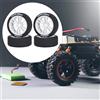 4 Pezzi Pneumatici Auto RC Gomme Ricambio Modellino Ricambi Drift Montaggio