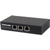 Intellinet 561266 moltiplicatore di rete Nero (POE PLUS GIGABIT EXTEND/REPEAT -