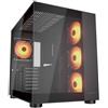 COUGAR CASE MID TOWER CUBE FV 150 RGB BLK D.CHAMBER 3*120+120mm ARGB FAN