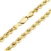 Nuragold 14K Oro Giallo Massiccio 1mm-10mm Collana Taglio Diamante Ciondolo 40.6cm-