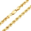 Nuragold 10K Oro Giallo 1mm-10mm Taglio Diamante Massiccio Collana Ciondolo 40.6cm-