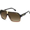 Carrera Occhiali da Sole Carrera 1014/S BLACK BROWN/BROWN SHADED 64/10/135 uomo