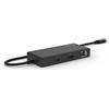 Belkin Adattatore hub multiporta 5 in 1 ottimizzato per Chromebook con porta HDMI 4K a 60 Hz, USB-C Power Delivery da 86 W, Gigabit Ethernet, 2 USB-A Gen 1, design ridotto, portatile e compatto