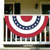 Bandiera americana decorativa di alta qualità con luci a LED per esterni,