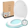 Benkstein® Sidele WC Copriwater Tavoletta Water Copertura Ovale Sgancio Rapido e