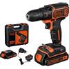 BLACK & DECKER BDCDC18KB-QW TRAPANO AVVITATORE A BATTERIA MOD. BDCDC18KB-QW EAN
