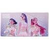 Character World Asciugamano con licenza ufficiale K-Pop Demon Hunters | Morbidissimo al tatto, design celeste | Perfetto per la casa, il bagno, la spiaggia e la piscina | 100% cotone | 140 cm x 70 cm