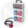 MAURER QUADRO ASC CANTIERE 2+2 PRESE 230V-415V IP55 MAURER PLUS 21x9,8X41H cm.