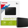 Toshiba Canvio Basics, 1TB, USB 3.0 Micro-B