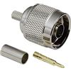 Unbekannt BKL Electronic 404066 0404066 - Connettore N, dritto, 50 Ω, 1 pezzo