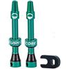 CushCore Tubeless Valves Turquoise 44mm