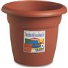 Stefanplast Vaso in Plastica Medio Tondo Coccio 65 H.48,0