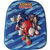 M.C. Group Zaino Asilo Sonic 3D con LED Luminosi Zainetto Scuola Per Bambini 31 cm Blu