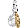 Pandora Bracciale Charm Pendente Calcio Scarpa Argento 764712C00