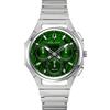 Bulova Orologio Uomo Cronografo Curv Acciaio/Verde Chrono 96A338