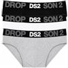 DROP SEASON 2 DS2 DROP SEASON 2 - Tripack 3 Slip Uomo in Superior Bielastic Cotton - Elastico