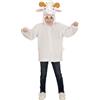 Widmann Goat In Soft Plush (Hoodie With Mask) (104 cm / 2-3 Years) White