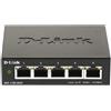 D-Link DGS-1100-05V2/B switch di rete Gestito L2 Gigabit Ethernet [10/100/1000]