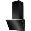 AEG DVE5661HB - Cappa aspirante da parete, serie 7000 con Hob2Hood / scarico o convezione / 60 cm/nero/max 500 m³/h/min. 64 - max. 74 dB(A) / A/funzionamento touch/nero