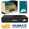 Humax DECODER DIGITALE SATELLITARE TIVUSAT HUMAX TIVUMAX LT HD-3801S2 CON CARD HD