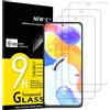 NEW'C 3 Pezzi, Vetro Temperato per Xiaomi Redmi Note 11 PRO, Redmi Note 11 PRO 5