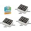 3x Display LED 7 Segmenti Rosso 0,56" Anodo Comune 2 Cifre Arduino