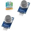 2x Modulo Sensore Gas MQ-5 GPL Metano Gas Naturale Rilevatore Arduino Camper