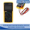 TESTER MULTIMETER MULTIMETRO DIGITALE PROTESTER PROFESSIONALE CON CAVI DT9205A