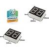 2x Display LED 7 Segmenti 2 Cifre 0,56" Rosso Anodo Comune Arduino Contatore