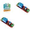 2x Modulo Rele Temporizzato 12V Timer NE555 Ritardo Regolabile Interruttore Auto