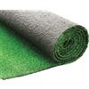 Hongu Prato sintetico 10mm Finta erba sintetica esterno giardino tappeto rotolo 1x25m