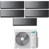 HISENSE Climatizzatore Hisense Energy Pro X Black Penta Split 9+9+9+9+12 WIFI 5AMW105