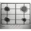 INDESIT THP642IXI1 PIANO COTTURA A GAS INOX 60CM 4FUOCHI GRIGLIE SMALTATE