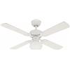 Westinghouse Design Ventilatore Lampada con Interruttore Vegas Bianco 105 CM