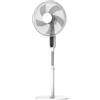 Megashopitalia Ventilatore a Piantana 45W base Tonda Cinque Pale Telecomando