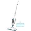 BLACK+DECKER BLACK +DECKER -Scopa Elettrica a Vapore Lavapavimenti 1300W Steam Top con Panno