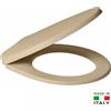 Copri Water Universale Sedile WC in PP Beige 1200gr Cerniere Regolabili forma D