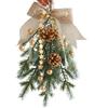 Ornamento da appendere da interno con ramo d'albero capovolto natalizio