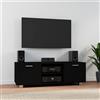 vidaXL Mobile Porta TV Nero 120x40,5x35 cm in Legno Multistrato